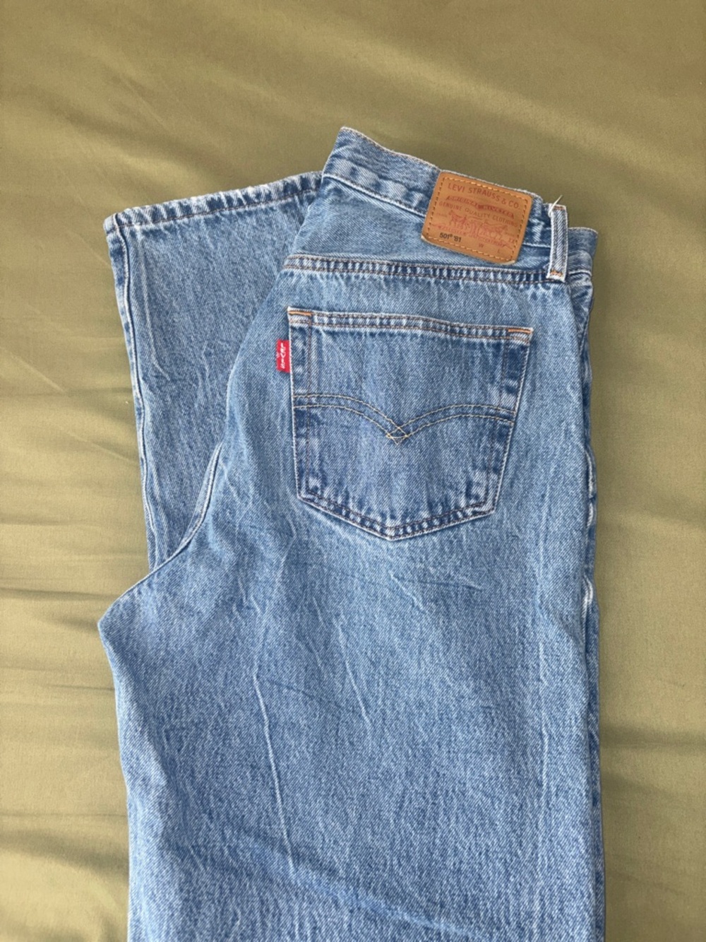 Levi's Light Blue Straight-Leg Jeans